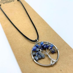 Pendentif Arbre de Vie - Sodalite