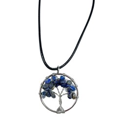 Tree of Life Pendant - Sodalite