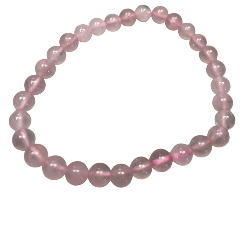 Bracelet Manifestation Pierres Précieuses - Quartz Rose - Amour-BRACELETS COLLIER PIERRES GEMMES-HOSTENATURA