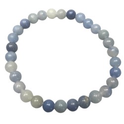 Precious Stone Manifestation Bracelet - Blue Agate - Independence