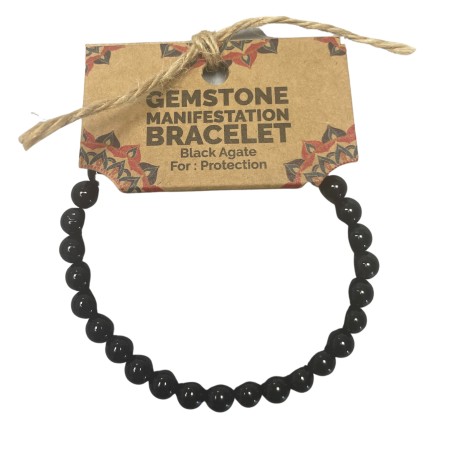 Gemstone Manifestation Bracelet - Blood Garnet - Protection