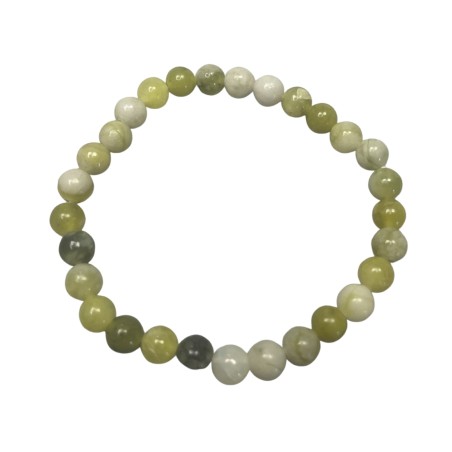 Pulsera Manifestación Piedras Preciosas - Jade Oliva - Curación