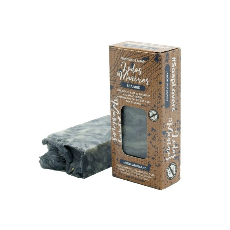 SABÃO ARTESANAL AZEITE LAMA MARINHA 100gr-AZEITE DE SABÃO ARTESANAL-HOSTENATURA