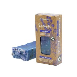 PAIN DE SAVON ARTISANAL HUILE D’OLIVE LAVANDE 100gr