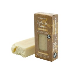 PAIN DE SAVON ARTISANAL HUILE D’OLIVE LAIT DE CHÈVRE 100gr