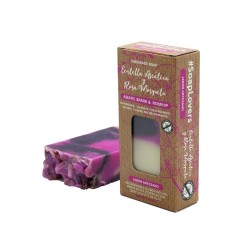 PAIN DE SAVON ARTISANAL HUILE D’OLIVE CENTELLA ASIATICA ET ROSE MUSQUÉE 100gr