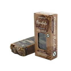 AMBACHTELIJKE ZEEP CHOCOLADE OLIJFOLIE 100gr