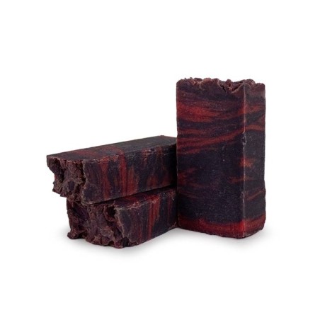 Pastilla de Jabón Artesano de Aceite de Oliva con Arcilla Roja 100gr