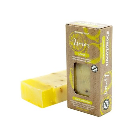 PAIN DE SAVON ARTISANAL HUILE D’OLIVE AU CITRON 100gr