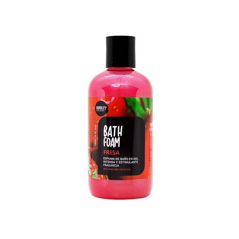 ESPUMA DE BAÑO ARTESÁN BURBULAS DE FRESA CORES 250ml-ESPUMA DE BAÑO-HOSTENATURA