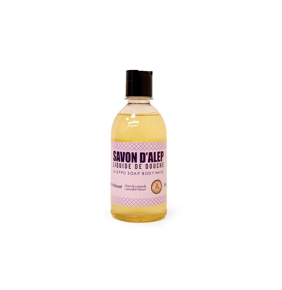 JABÓN LÍQUIDO DE ALEPO LAVANDA 350ml-SABÓ LIQUIDO PER A COS I MANS-HOSTENATURA