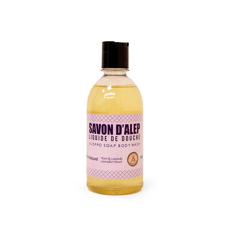 XABÓN LÍQUIDO ALEPPO LAVANDA 350ml-XABÓN LÍQUIDO PARA CORPO E MANS-HOSTENATURA