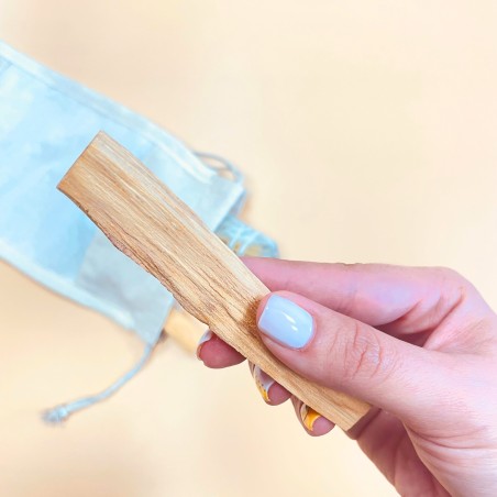 KIT PURIFICACION Y RITUAL LIMPIEZA (VARITA SELENITA, PALO SANTO y ATADITO SALVIA BLANCA)