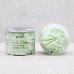 Savon fouetté Chantilly - Jasmin blanc - Jasmin blanc - Groseille à maquereau et thé blanc 120g