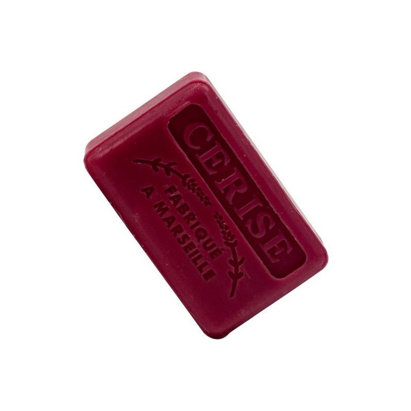 MARSEILLE CHERRY SOAP 125gr-MARSEILLE SOAP-HOSTENATURA