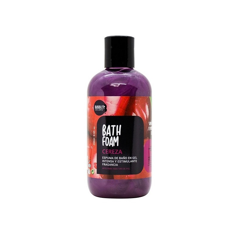 ARTISAN BATH FOAM CHERRY BUBBLES COLORS 250ml-BATH FOAM-HOSTENATURA