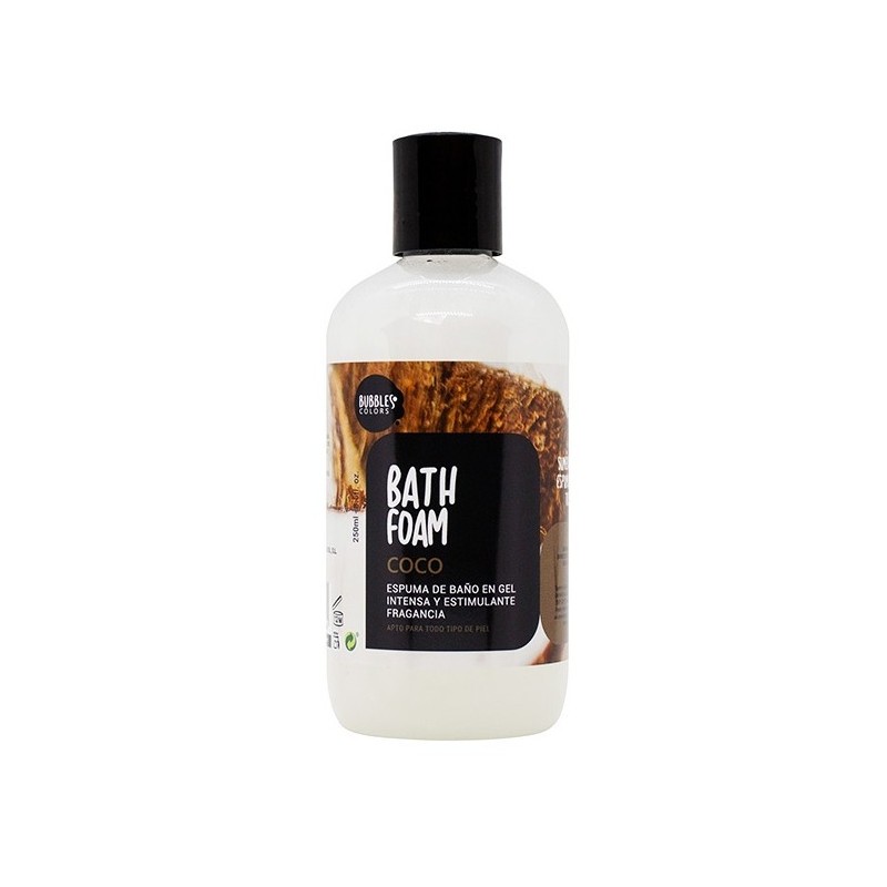 ESPUMA DE BAÑO ARTESANAL COCO BUBBLES CORES 250ml-ESPUMA DE BAÑO-HOSTENATURA