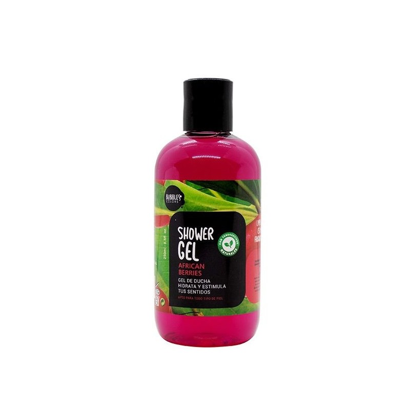 AFRICAN BERRIES AFRICAN BERRY BUBBLES COLORS SHOWER GEL 250ml-SHOWER GEL-HOSTENATURA