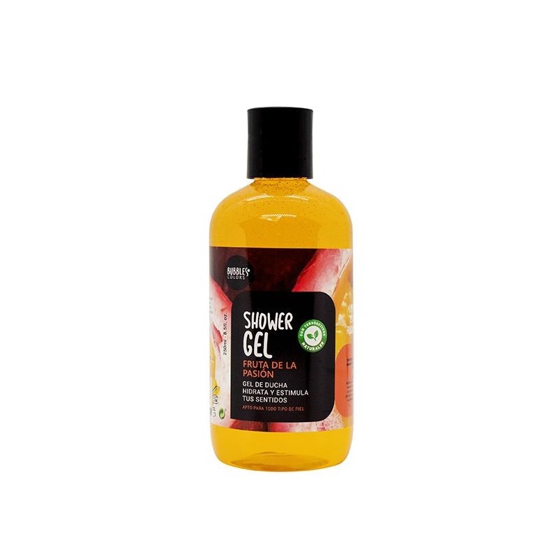 GEL DE DUTXA FRUITA DE LA PASSIÓ BUBBLES COLORS 250ml-GEL DE DUTXA-HOSTENATURA