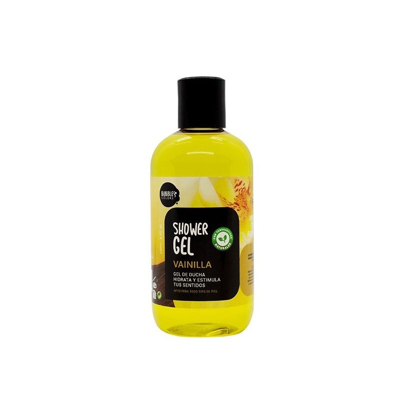 BUBBLES COLORS GEL DE BANHO BAUNILHA 250ml-GEL DE BANHO-HOSTENATURA