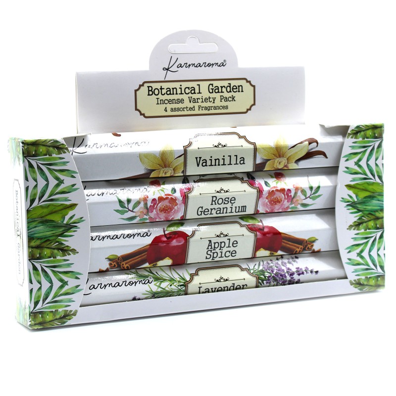 Botanical Garden Incense Gift Set - 4 Assorted Fragrances - Botanical Garden-GOLDEN INCENSE-HOSTENATURA