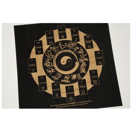 MATA TAROTA 78X78 CM. KOLOR CZARNY