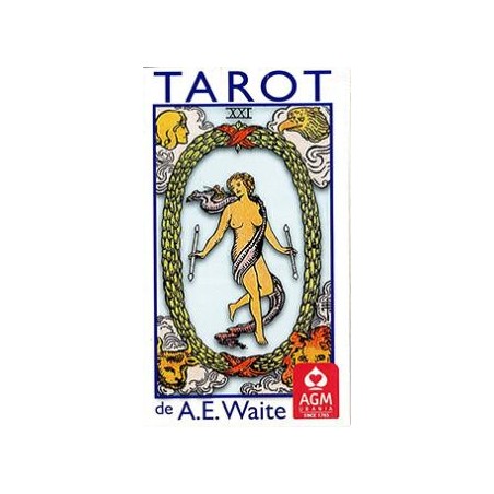 TAROT A.E. WAITE STANDARD BLUE EDITION WITH PINK CROSS (SPANISH)