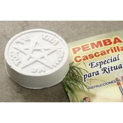 PEMBA CASCARILLA COM PENTAGRAMA