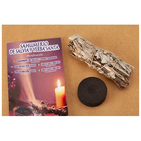 SAHUMERIO DE SALVIA/YERBA SANTA (Purificación)