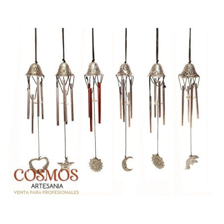 CARRILLON DE VIENTO COLGADOR CAMPANA METAL LLAMADOR DE VIENTO (PRECIO POR UNIDAD)