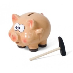 HAMMER PIGGY BANK 15CM (PRICE PER UNIT)