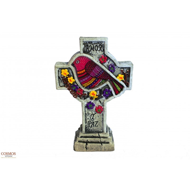 BIRD CROSS PEACE AND LOVE OUTDOOR/INDOOR DECORATION-DECORATION-HOSTENATURA