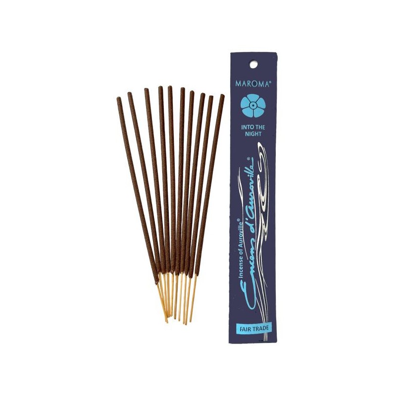 INCENSE INTO THE NIGHT - MAROMA AUROVILLE-MAROMA INCENSES-HOSTENATURA