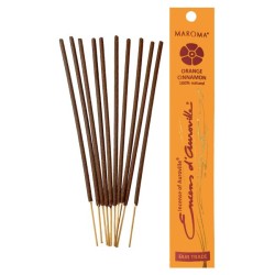 CINNAMON ORANGE INCENSE - MAROMA AUROVILLE