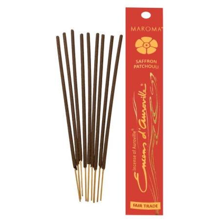 INCIENSO AZAFRAN PACHULI - SAFFRON PATCHOULI MAROMA AUROVILLE