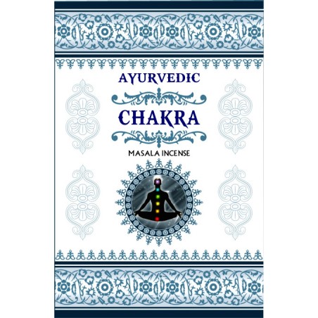 TAMĂIE AYURVEDIC TĂMĂIE CHAKRA MASALA - 1 pachet de 15 bețe