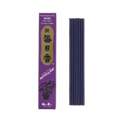 Encens Japonais Etoile du Matin Musc Musc Nippon Kodo (20g) 50 barres + encensoir