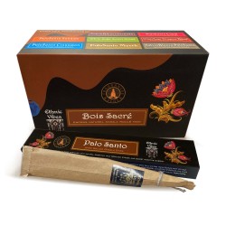 ETHNIC VIBES PALO SANTO FRAGRANCE & SENS MASALA INCENSE 1 Box of 15gr.