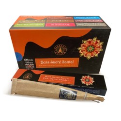 ETHNIC VIBES ENCENS PALO SANTO + PARFUMS DE BOIS DE SANTAL & SENS MASALA 1 Boîte de 15gr.