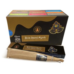 ETHNIC VIBES PALO SANTO INCENSE + MYRRH FRAGRANCES & SENS MASALA 1 Box of 15gr.