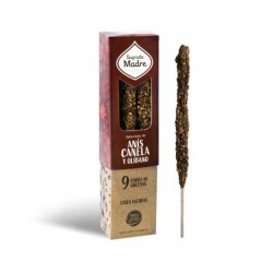 Holy Mother Incense Sahumerio - Anise, Cinnamon and Olibanum Incense 9 thick sticks