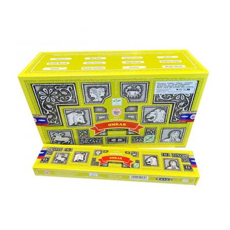 Incienso Super Hit Omkar Satya Nag Champa - 1 cajetilla de 15gr.