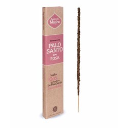 Incienso Palo Santo con Rosa Madre Santa - Sahumerio 8 varas grosas