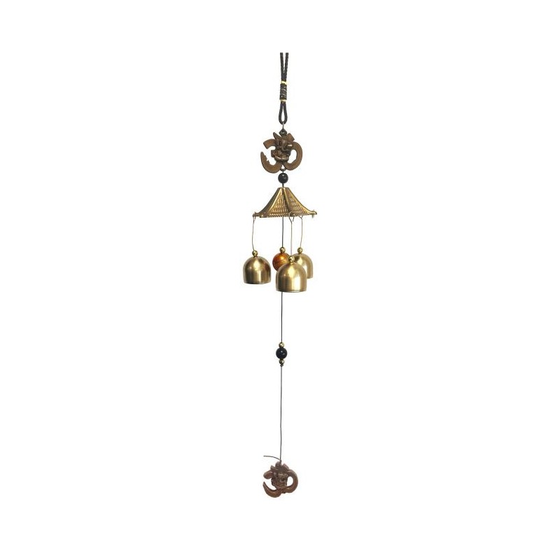 Carillon Cloche Electrique OM 47cm-CARILLONS À ÉOLIEN EN BAMBOU-HOSTENATURA