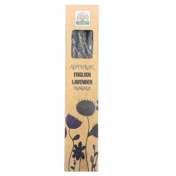 Incenso Masala Botânico Natural - Lavanda Inglesa - Incenso Namaste Indiano Tradicional - 30 gramas