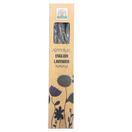 Inciens natural Lavanda Anglesa Namaste India Natural Masala - 1 caixeta d'incís orgànic 30gr.