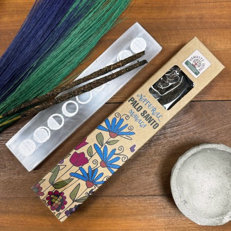 Palo Santo Natural Namaste India Natural Masala Räucherstäbchen - 1 Packung Bio Weihrauch 30gr.