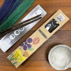 Natural Incense Patchouli Namaste India Natural Masala - 1 pack of organic incense 30gr.