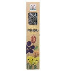 Encens Naturel Patchouli Namaste India Masala Naturel - 1 paquet d’encens bio 30gr.