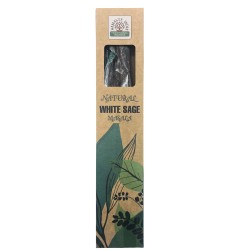 Natural Botanical Incense Masala - White Sage - Traditional Indian Incense Namaste - 30 grams